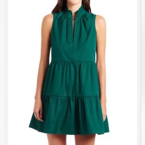 Amanda Uprichard Saffron Dress in Emerald Size Large